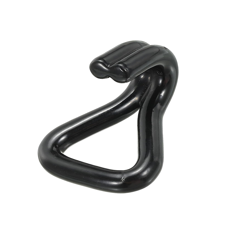 2" x 5000kgs black coated double j hook