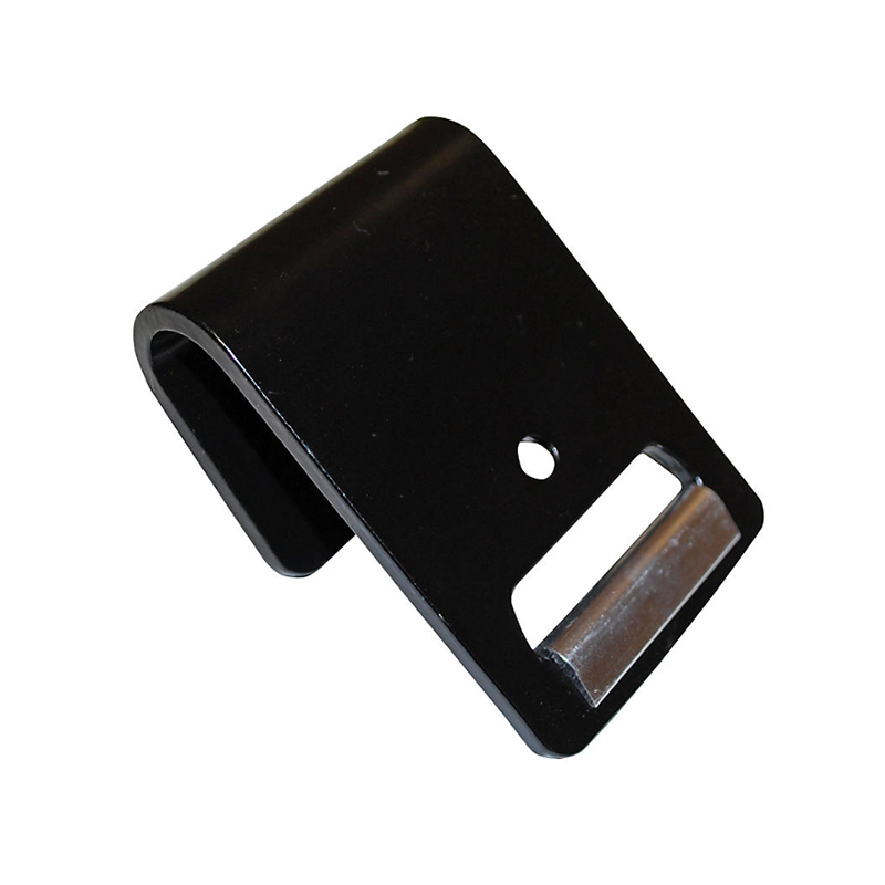 2" x 12000 LBS  black plated flat hook hook