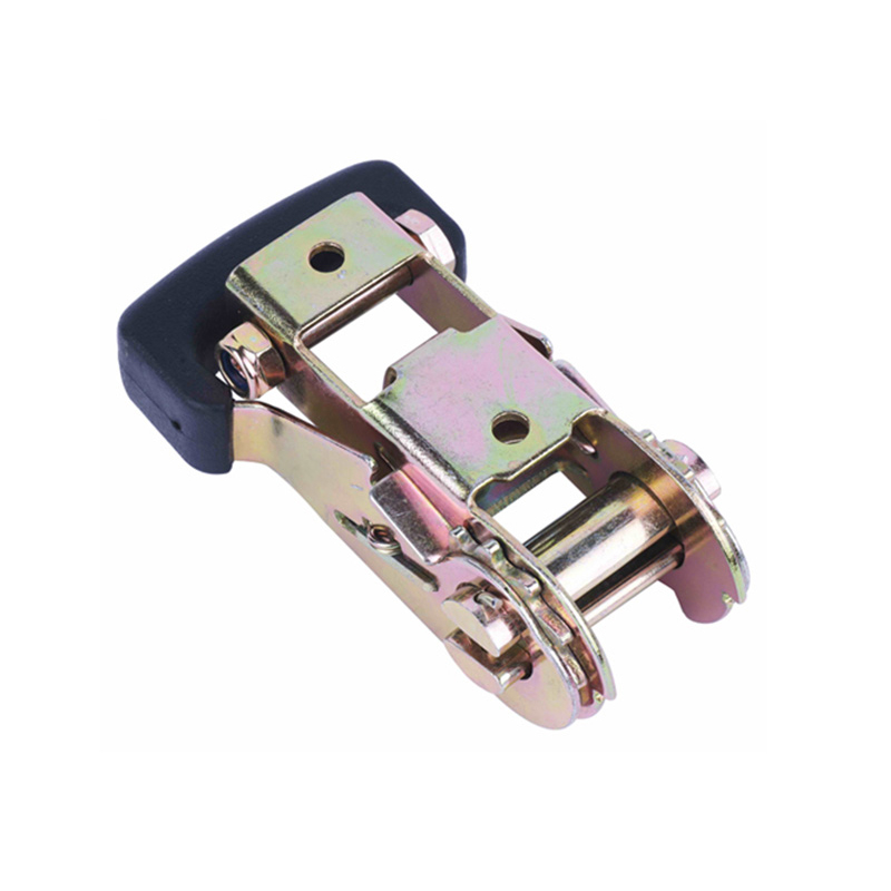 1 1/16" x 3300 LBS color zinc steel rubber handle ratchet buckle