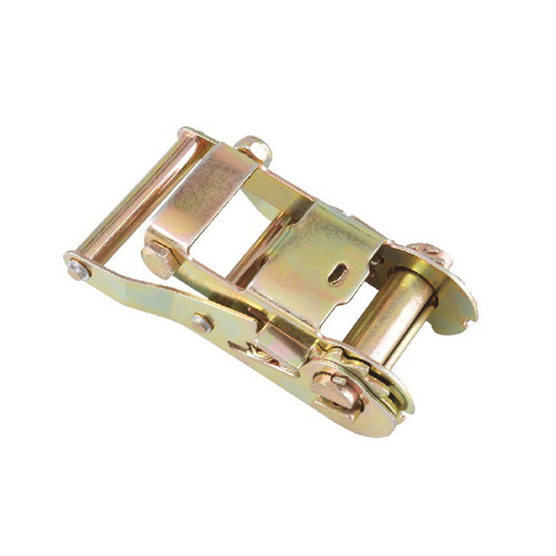 38mm x 2000kgs color zinc steel handle ratchet buckle