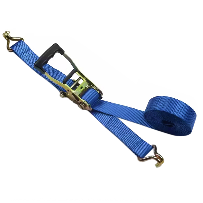 50mm x 10m x 5000kgs Heavy Duty Ratchet Tie Down Straps with Double J Hook