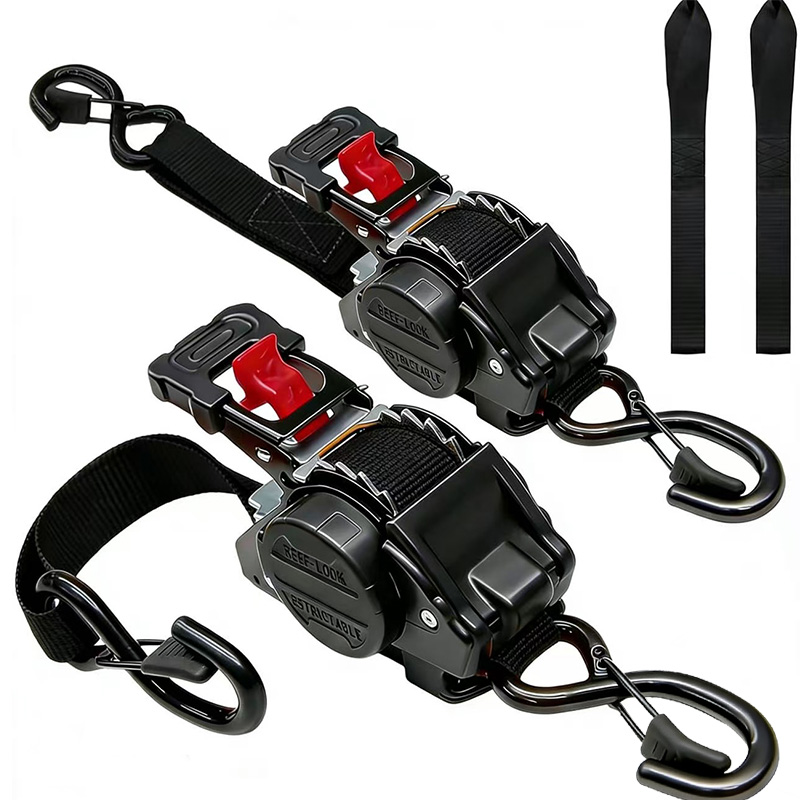 camo retractable ratchet straps 1" x 12" x 1800lbs