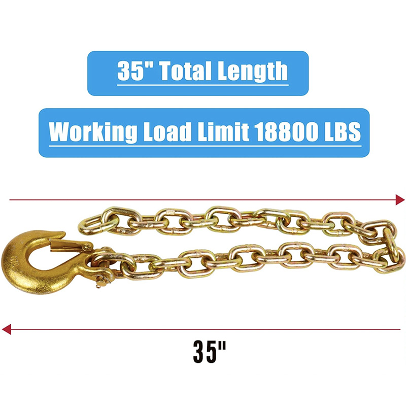 5/16" x 35" trailer safety chain g70